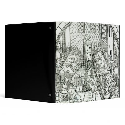A Princely Banquet, 1491 Binder by bridgemanart