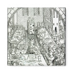 A Princely Banquet, 1491 Magnets