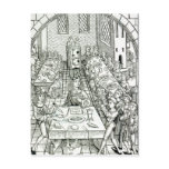 A Princely Banquet, 1491 Post Card