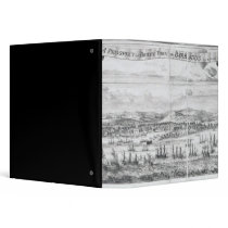 A Prospect of Bridge Town in Barbados Vinyl Binder