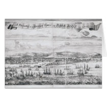 A Prospect of Bridge Town in Barbados Cards