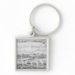 A Prospect of Bridge Town in Barbados Key Chain