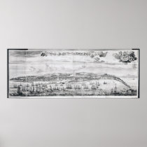 A Prospect of Bridge Town in Barbados Poster