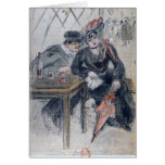 A Prostitute and her Client Greeting Card