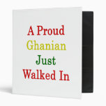 A Proud Ghanian Just Walked In 3 Ring Binder