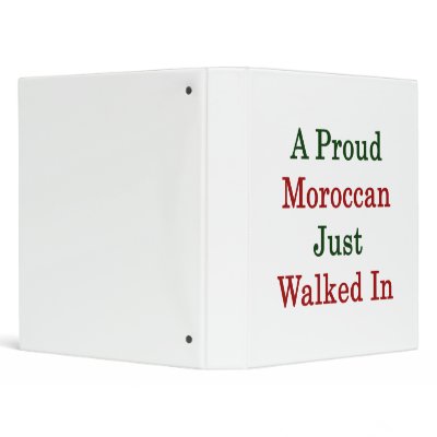 A Proud Moroccan Just Walked In Binders by Supernova23a