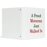 A Proud Moroccan Just Walked In Binders