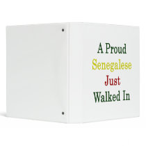 A Proud Senegalese Just Walked In Vinyl Binder