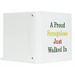 A Proud Senegalese Just Walked In Vinyl Binder