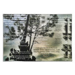 A Psalm of David Placemat placemats