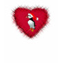 A Puffin On A Puffed Heart Shirt A Puffin On A Puffed Heart Shirt