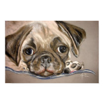A Pug Puppy Eyes posters