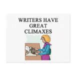 a pun for writers postcard