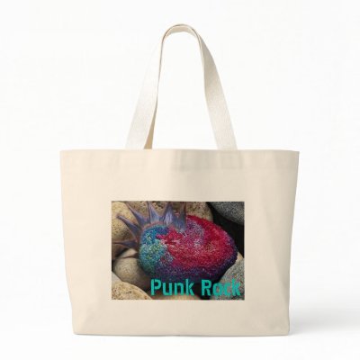 A Punk Rock Canvas Bag by unscenephnomenon