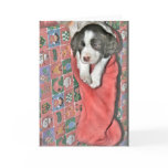 A Puppy For Christmas Card