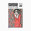 A Puppy For Christmas Postage Stamp