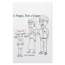A Puppy, Not a Guppy family stationery