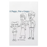 A Puppy, Not a Guppy family Personalized Stationery