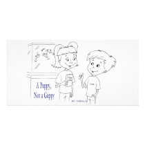 A Puppy, Not a Guppy tank photo cards