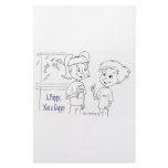 A Puppy, Not a Guppy tank Stationery Design