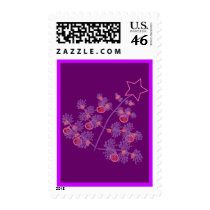 A Purple Christmas postage