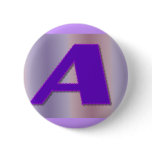 A purple mongram buttons