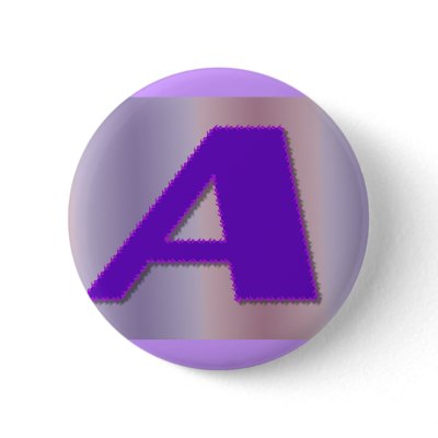 A purple mongram Button by DonnaGrayson