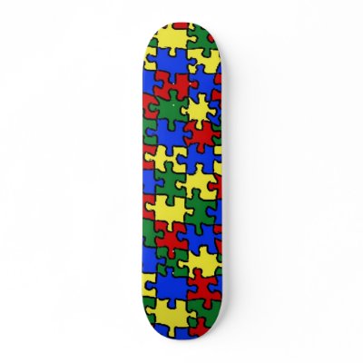 A Puzzle Skateboard by thehatch
