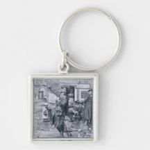 A Quaker Exhorter in New England Keychains