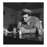 A Quick Bite: 1943 Print