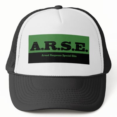 A.R.S.E. ArmedResponseSpecialElite Cap Mesh Hats by comicbookboo