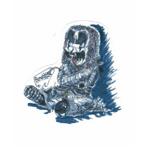 a rag doll in a straight jacket t-shirts