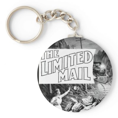 A Railroad Play -The Limited Mail 1899 Keychains by stanrail