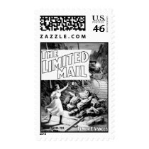 A Railroad Play -The Limited Mail 1899 stamps