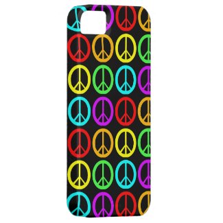 A Rainbow Of Peace Signs iPhone 5 Covers