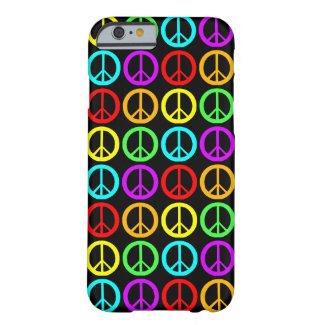 A Rainbow Of Peace Signs iPhone 6 Case