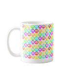 A Rainbow Of Peace Signs Mugs