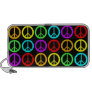 A Rainbow Of Peace Signs Laptop Speakers
