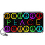 A Rainbow Of Peace Signs w/Text Mp3 Speaker