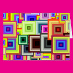 A Rainbow of Squares Cards