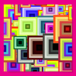 A Rainbow of Squares Posters