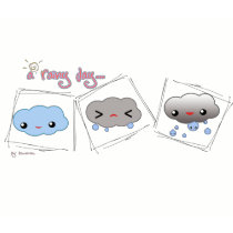 A rainy day... t-shirts