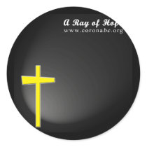 A Ray of Hope Round Sticker