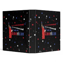 A Real American 3 Ring Binder