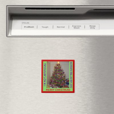 A Real Christmas Tree Fridge Magnet by funnyjokes