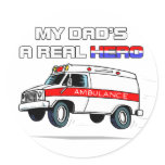 A Real Hero - EMT Sticker