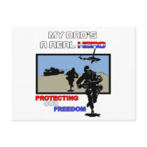 A Real Hero -  Military postcards