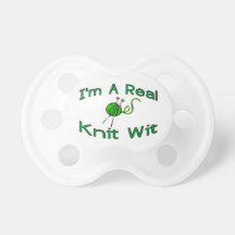 A Real Knit Wit Baby Pacifiers