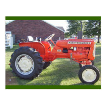 A Real Man's Machine - 1967 Allis-Chalmers Post Card