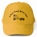 A Real Truck Drivin Man Mesh Cap - Yellow hats by truckerhats A Real Truck Drivin Man Mesh Cap - Yellow hats